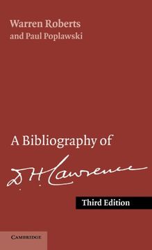 portada A Bibliography of d. H. Lawrence (en Inglés)