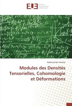 portada Modules des Densités Tensorielles, Cohomologie et Déformations (OMN.UNIV.EUROP.)