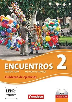 portada Encuentros - 3. Fremdsprache - Edición 3000: Band 2 - Cuaderno de Ejercicios mit Cd-Extra: Cd-Rom und cd auf Einem Datenträger