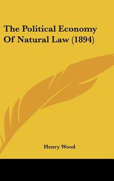 portada the political economy of natural law (1894)