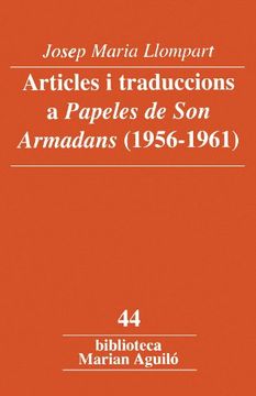 portada Articles i traduccions a "Papeles de Son Armadans" (1956-1961) (Biblioteca Marian Aguiló)