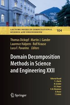 portada Domain Decomposition Methods in Science and Engineering XXII