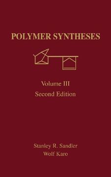 portada Polymer Synthesis: Volume 3 (Organic Chemistry, a Series of Monographs) (en Inglés)
