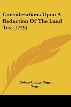 portada considerations upon a reduction of the land tax (1749) (in English)