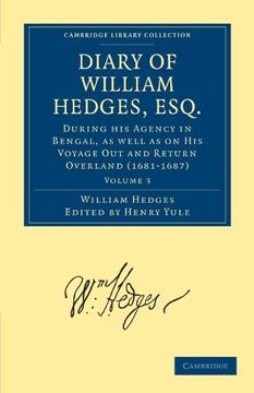 portada Diary of William Hedges, Esq. Volume 3 (Cambridge Library Collection - Hakluyt First Series) 