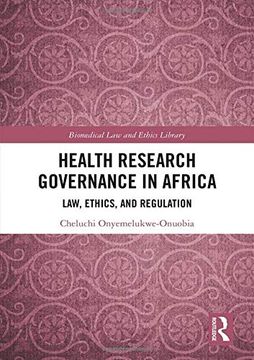 portada Health Research Governance in Africa: Law, Ethics, and Regulation (Biomedical law and Ethics Library) (en Inglés)
