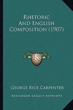 portada rhetoric and english composition (1907)