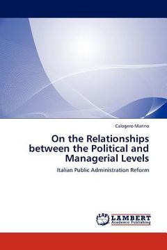 portada on the relationships between the political and managerial levels (en Inglés)