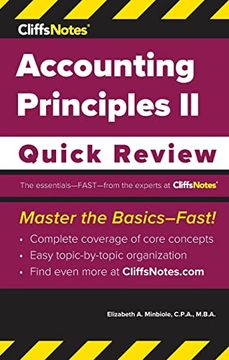 portada Cliffsnotes Accounting Principles ii: Quick Review (en Inglés)