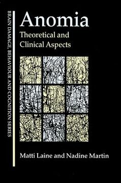 portada anomia: theoretical and clinical aspects (en Inglés)