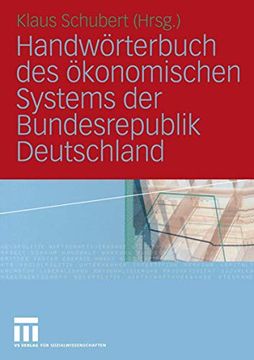 portada Handwörterbuch des Ökonomischen Systems der Bundesrepublik Deutschland (en Alemán)