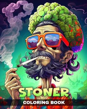 portada Stoner Coloring Book: Stoner Coloring Pages with Trippy & Psychedelic Designs (in English)