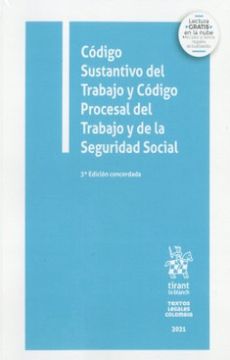 portada Código sustantivo del trabajo y código procesal del trabajo y de la Seguridad Social 3ª Edición