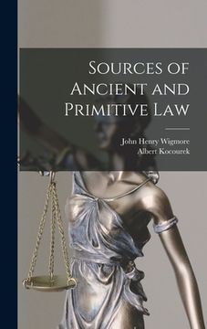 portada Sources of Ancient and Primitive Law (en Inglés)