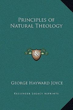 portada principles of natural theology (en Inglés)