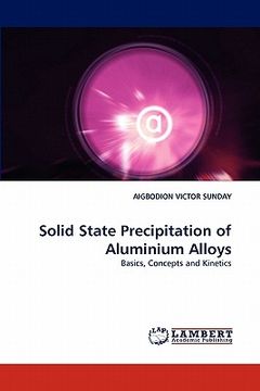 portada solid state precipitation of aluminium alloys (en Inglés)