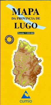 portada Mapa provincial de Lugo (en Gallego)