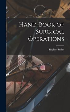 portada Hand-Book of Surgical Operations (in English)