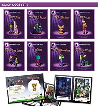 portada Phonic Books Moon Dogs Set 2: Decodable Books for Older Readers (CVC Level, Consonant Blends and Consonant Teams) (in English)