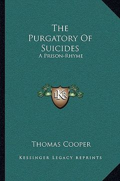 portada the purgatory of suicides: a prison-rhyme