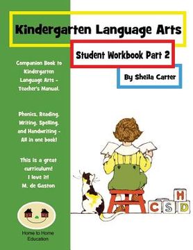 portada Kindergarten Language Arts: Student Workbook Part 2 (en Inglés)