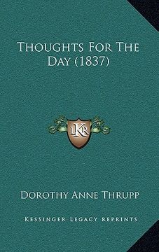 portada thoughts for the day (1837) (en Inglés)
