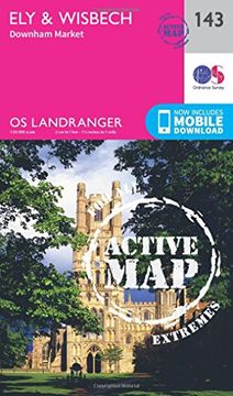 portada Ordnance Survey Landranger Active 143 ely & Wisbech, Downham Market map With Digital Version
