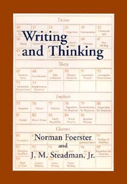 portada writing and thinking: a handbook of composition and revision (en Inglés)