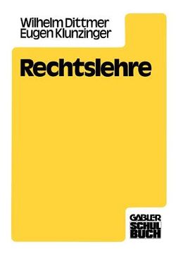portada Rechtslehre (en Alemán)
