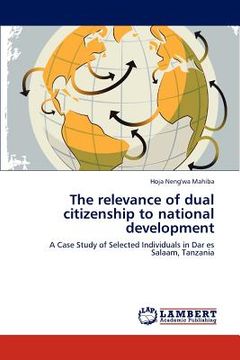 portada the relevance of dual citizenship to national development (in English)
