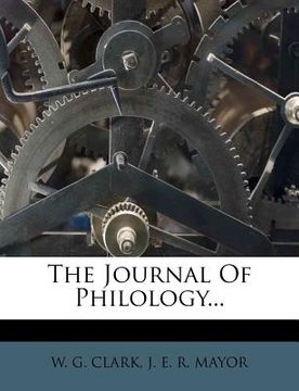 portada the journal of philology... (in English)