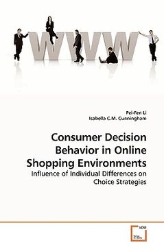 portada consumer decision behavior in online shopping environments (en Inglés)