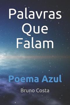 portada Palavras Que Falam: Poema Azul (en Portugués)