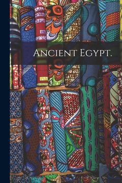 portada Ancient Egypt. (in English)