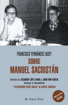 portada Sobre Manuel Sacristán (in Spanish)