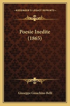 portada Poesie Inedite (1865) (en Italiano)