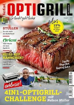 portada Tefal Optigrill Magazin Heft nr. 1-2024 so Leicht Geht Lecker (en Alemán)