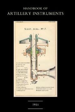 portada handbook of artillery instruments 1914 (en Inglés)
