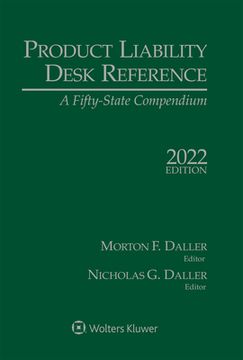 portada Product Liability Desk Reference: A Fifty-State Compendium, 2022 Edition (en Inglés)