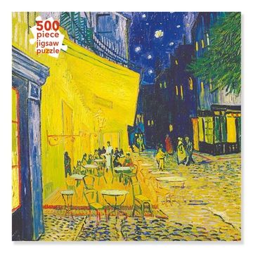 portada Adult Jigsaw Puzzle Vincent van Gogh: Café Terrace (500 Pieces): 500-Piece Jigsaw Puzzles (en Inglés)