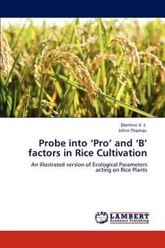 portada probe into 'pro' and 'b' factors in rice cultivation (en Inglés)