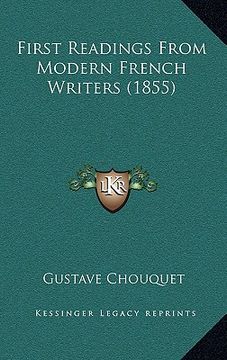 portada first readings from modern french writers (1855) (in English)