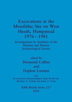 portada Excavations at the Mesolithic Site on West Heath, Hampstead 1976 - 1981: Investigations by Members of the Hendon and District Archaeological Society. Archaeological Reports British Series) 