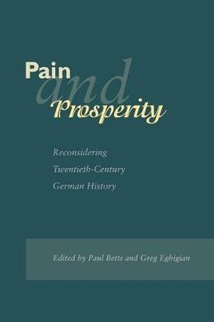 portada Pain and Prosperity: Reconsidering Twentieth-Century German History 