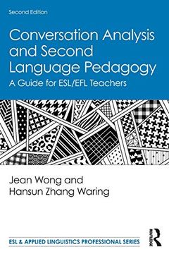 portada Conversation Analysis and Second Language Pedagogy: A Guide for esl (en Inglés)