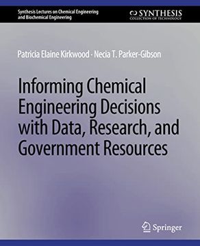 portada Informing Chemical Engineering Decisions with Data, Research, and Government Resources (in English)