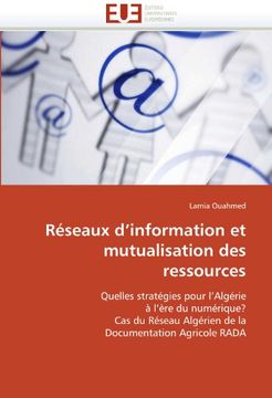 portada Reseaux D'Information Et Mutualisation Des Ressources