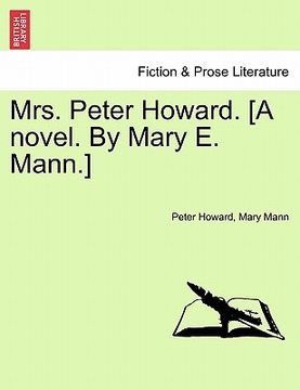 portada mrs. peter howard. [a novel. by mary e. mann.] (in English)