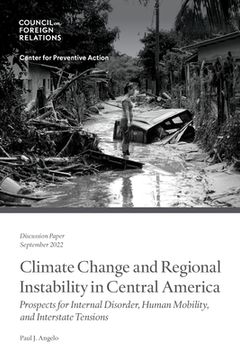 portada Climate Change and Regional Instability in Central America (en Inglés)