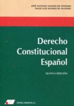 portada Derecho constitucional español
